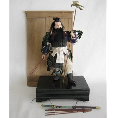 Antique Japanese Doll, First Emperor Jimmu (#2) Antique Japanese Doll, First Emperor Jimmu (#2)